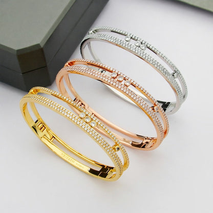 [Triumph Jewelry]Move Romane pavé bangle