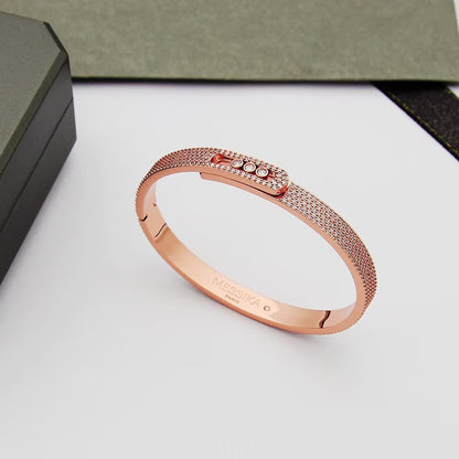 [Triumph Jewelry]Move Noa Full Pavé Diamond Bangle Bracelet