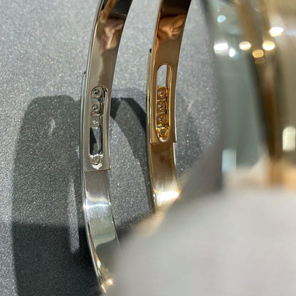 [Triumph Jewelry]Move Noa Rose Gold Pavé Diamond Bangle Bracelet