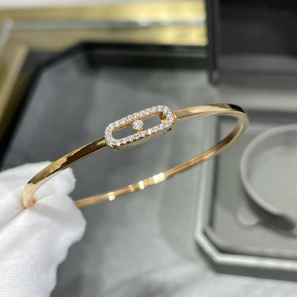 [Triumph Jewelry]Move Uno pavé flex bangle medium