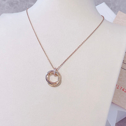 [Triumph Jewelry]TRINITY NECKLACE GOLD  DIAMONDS