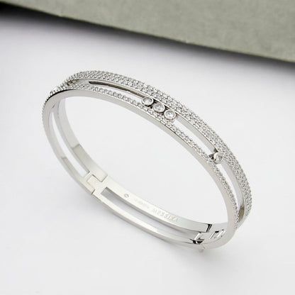 [Triumph Jewelry]Move Romane pavé bangle