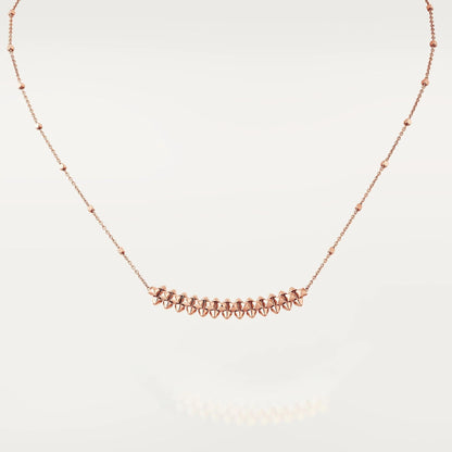 [Triumph Jewelry]CLASH PINK GOLD NECKLACE