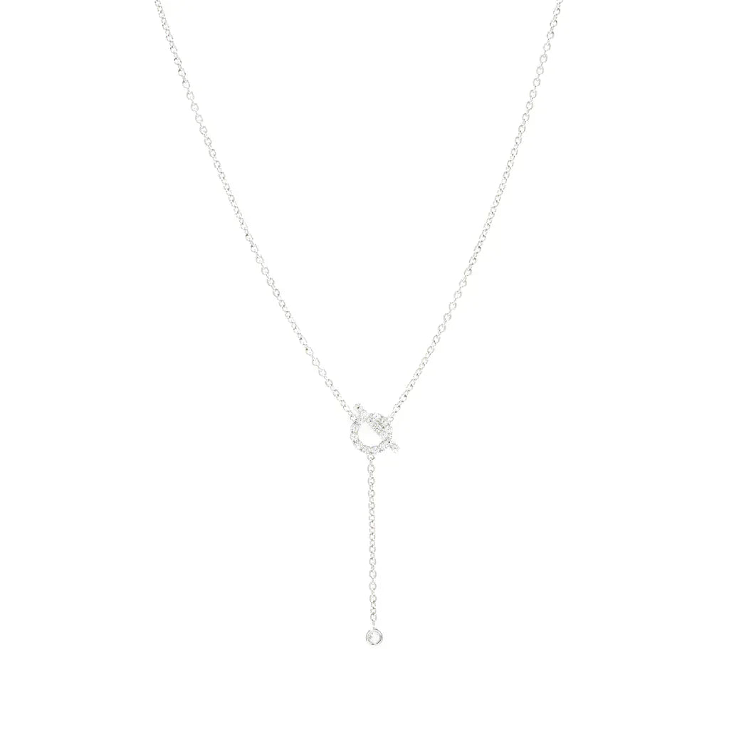 [Triumph Jewelry]FINESSE SILVER DIAMOND NECKLACE