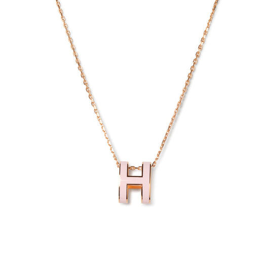 [Triumph Jewelry]POP H PEDANT PINK GOLD
