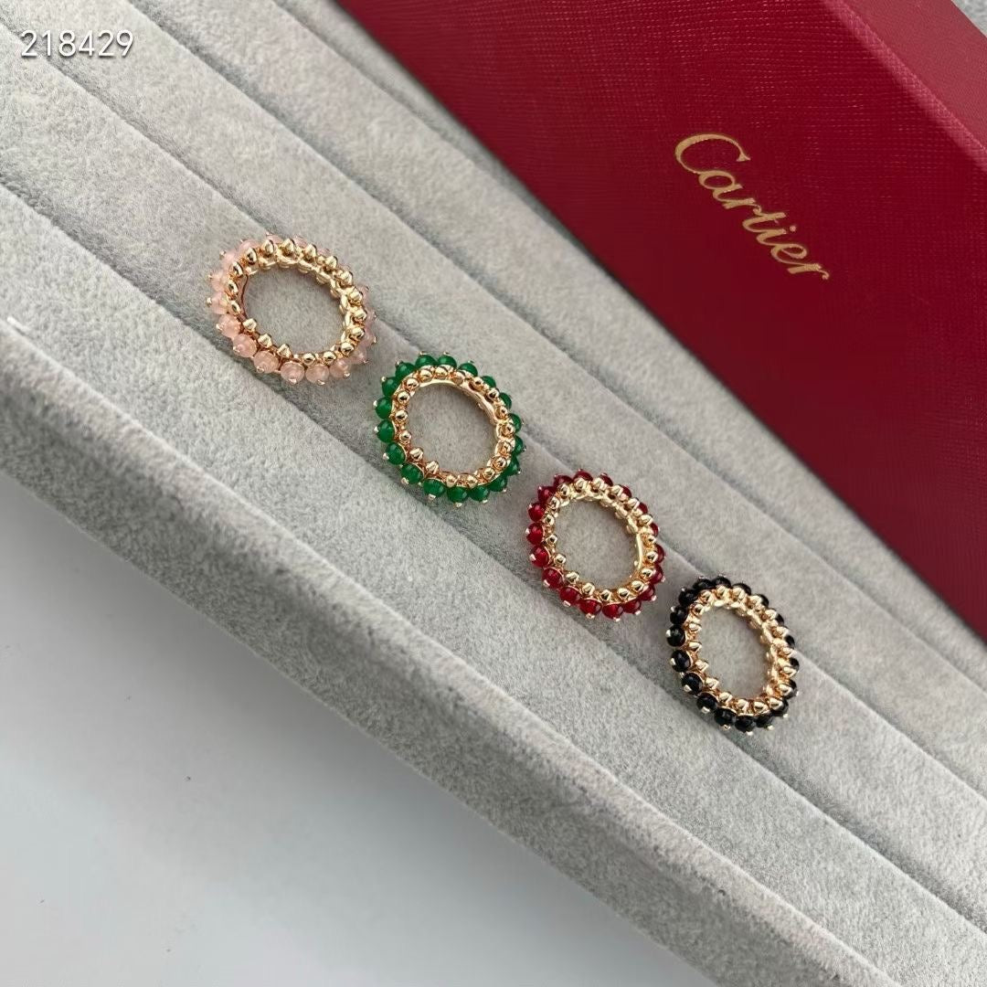[Triumph Jewelry]CLASH NEW COLORED GEMSTONE RING