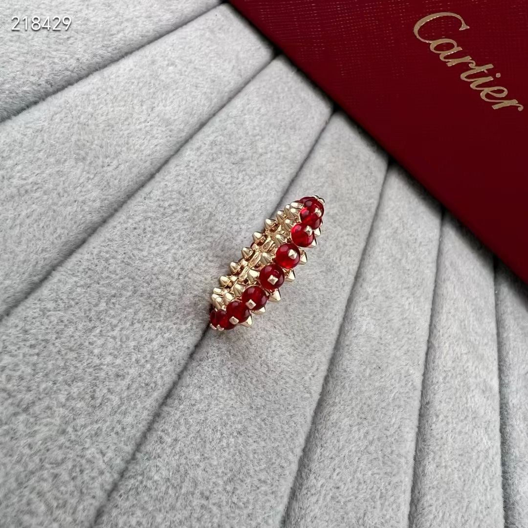 [Triumph Jewelry]CLASH NEW COLORED GEMSTONE RING