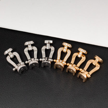 [Triumph Jewelry]FORCE LARGE HORSESHOE FULL DIAMOND BRACELET GOLD