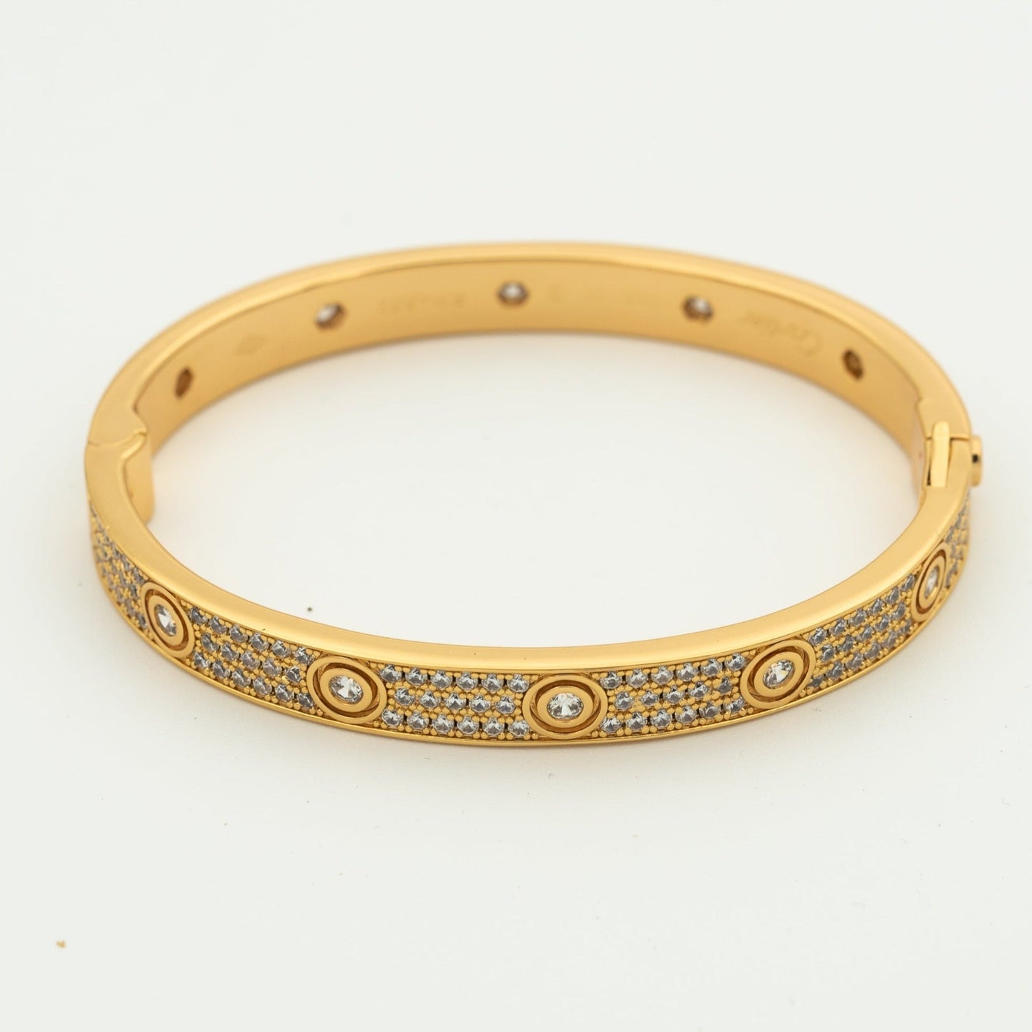 [Triumph Jewelry]LOVE BRACELET 6.1MM DIAMOND-PAVED 10 BIG DIAMONDS