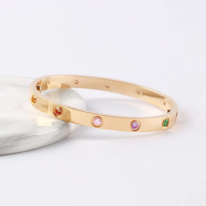 [Triumph Jewelry]2026 RAINBOW LOVE BRACELET 6.1MM  10 DIAMONDS