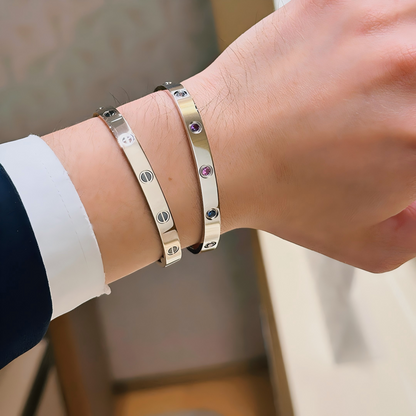 [Triumph Jewelry]2026 RAINBOW LOVE BRACELET 6.1MM  10 DIAMONDS