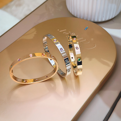 [Triumph Jewelry]2026 RAINBOW LOVE BRACELET 6.1MM  10 DIAMONDS