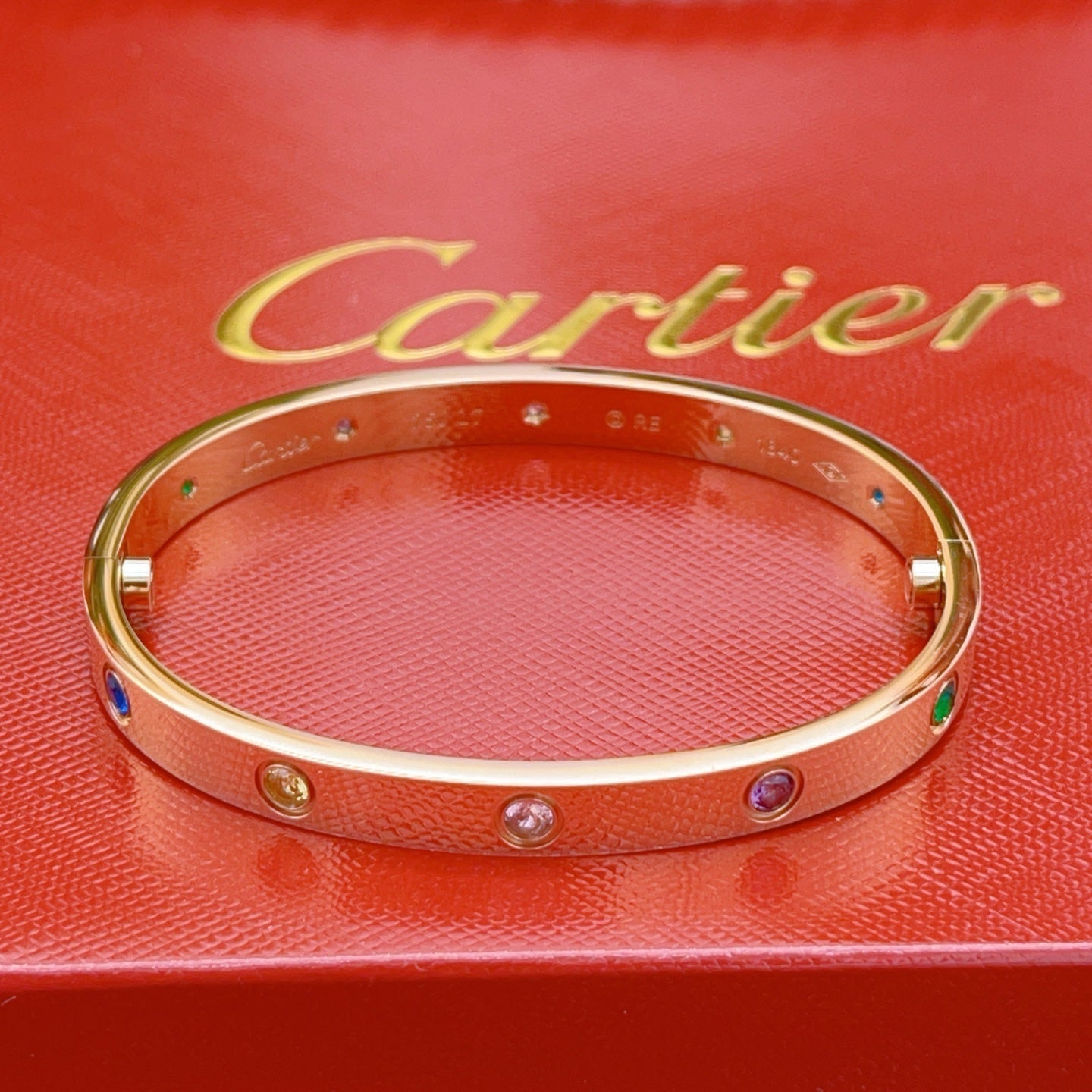 [Triumph Jewelry]2026 RAINBOW LOVE BRACELET 6.1MM  10 DIAMONDS