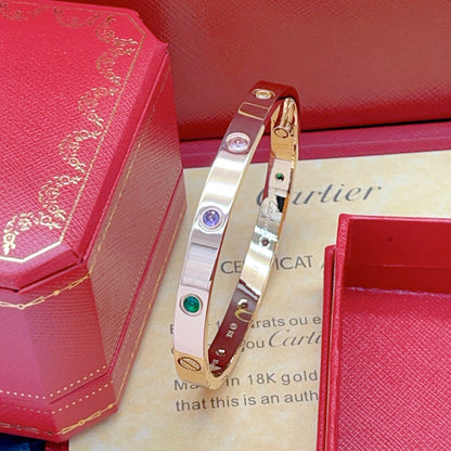 [Triumph Jewelry]2026 RAINBOW LOVE BRACELET 6.1MM  10 DIAMONDS