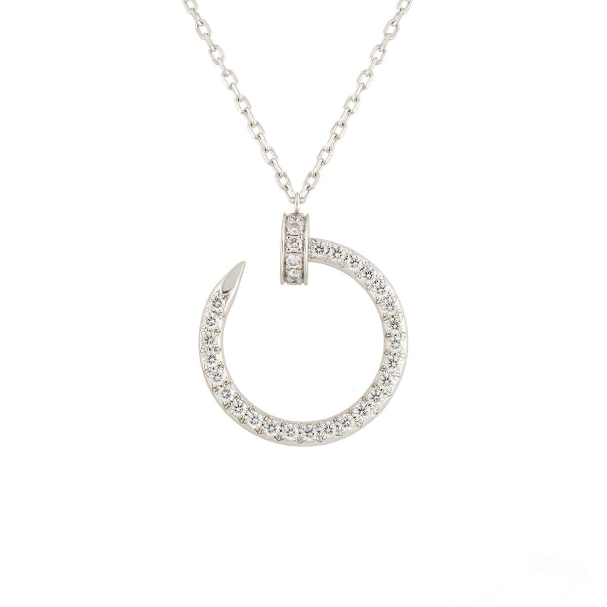 [Triumph Jewelry]JUSTE NECKLACE SILVER DIAMONDS
