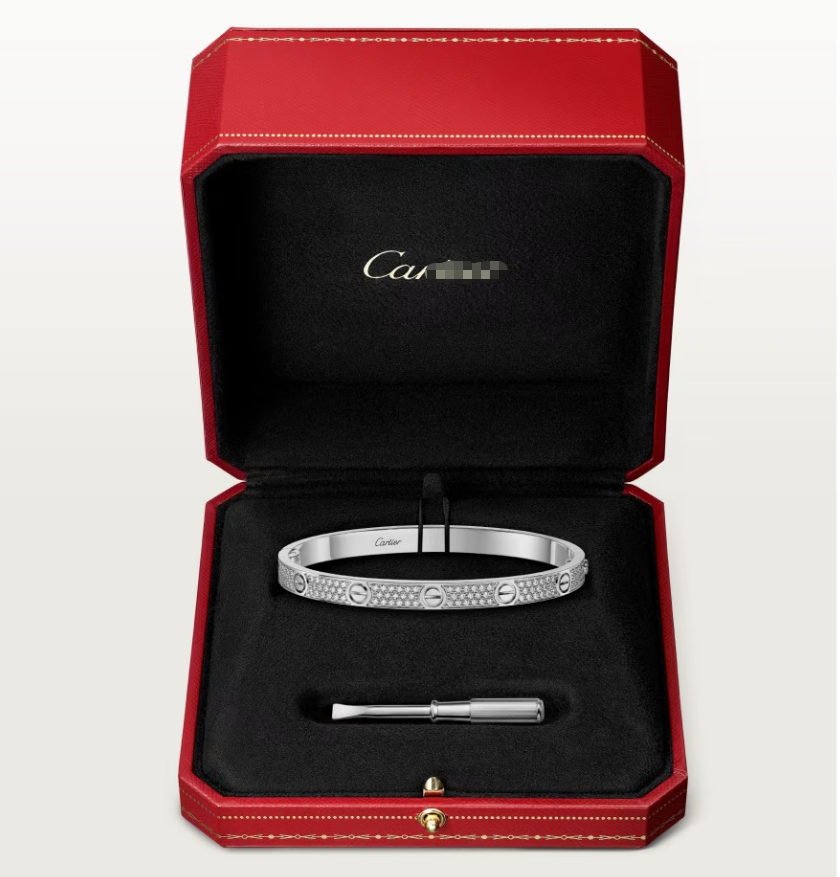 [Triumph Jewelry]NEW-LOVE-4.8MM-Width Diamond-Studded Bracelet