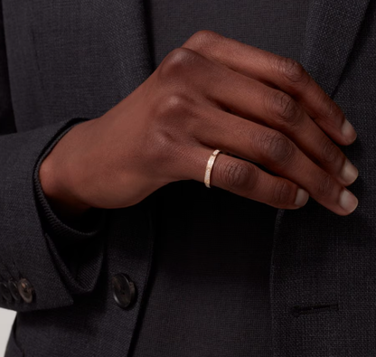 [Triumph Jewelry]LOVE RING 2.6mm-wide full-diamond ring Gold