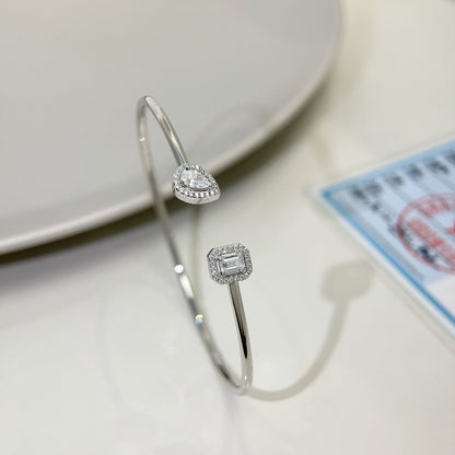 [Triumph Jewelry]JONC FLEX MY TWIN TOI & MOI SILVER DIAMOND BRACELET
