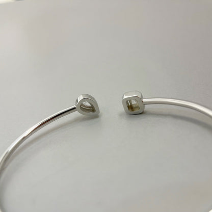 [Triumph Jewelry]JONC FLEX MY TWIN TOI & MOI SILVER DIAMOND BRACELET