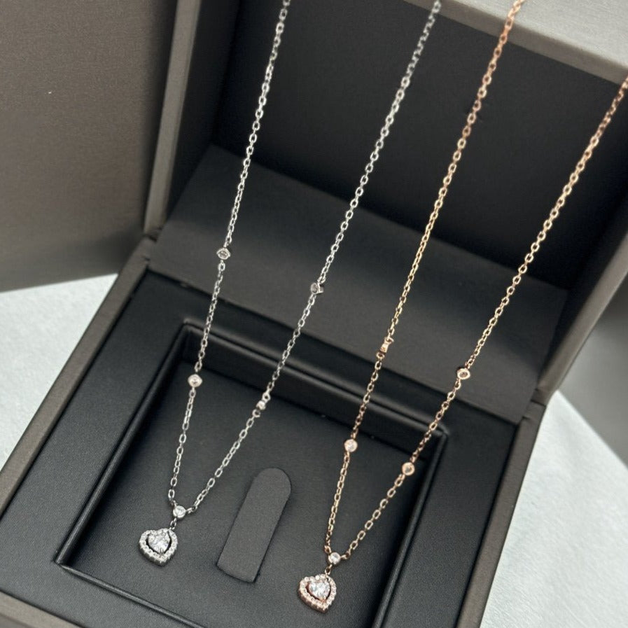 [Triumph Jewelry]JOY HEART DIAMOND NECKLACE