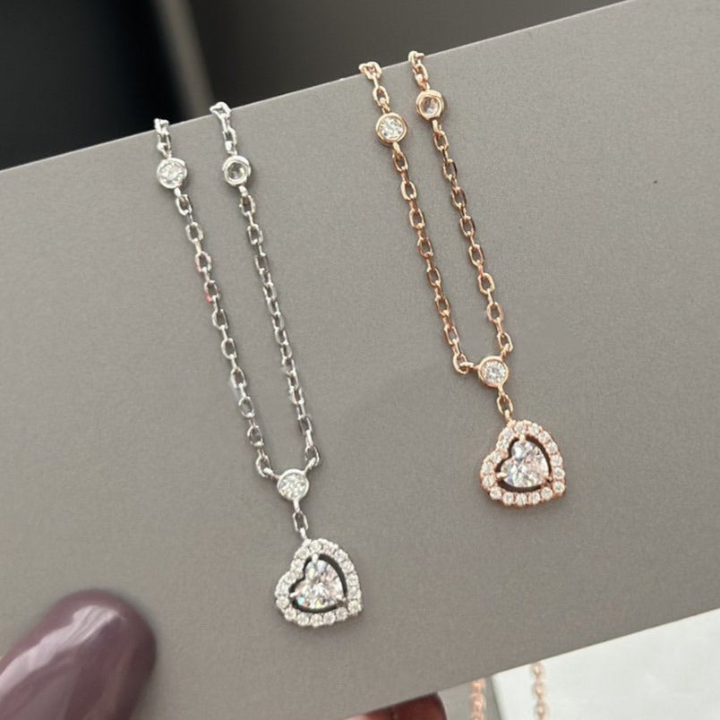 [Triumph Jewelry]JOY HEART DIAMOND NECKLACE