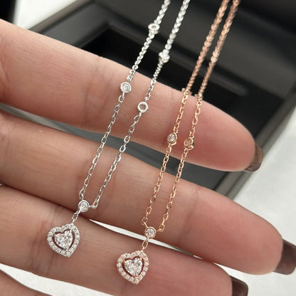 [Triumph Jewelry]JOY HEART DIAMOND NECKLACE
