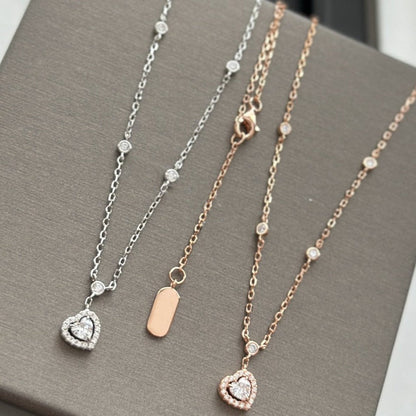 [Triumph Jewelry]JOY HEART DIAMOND NECKLACE