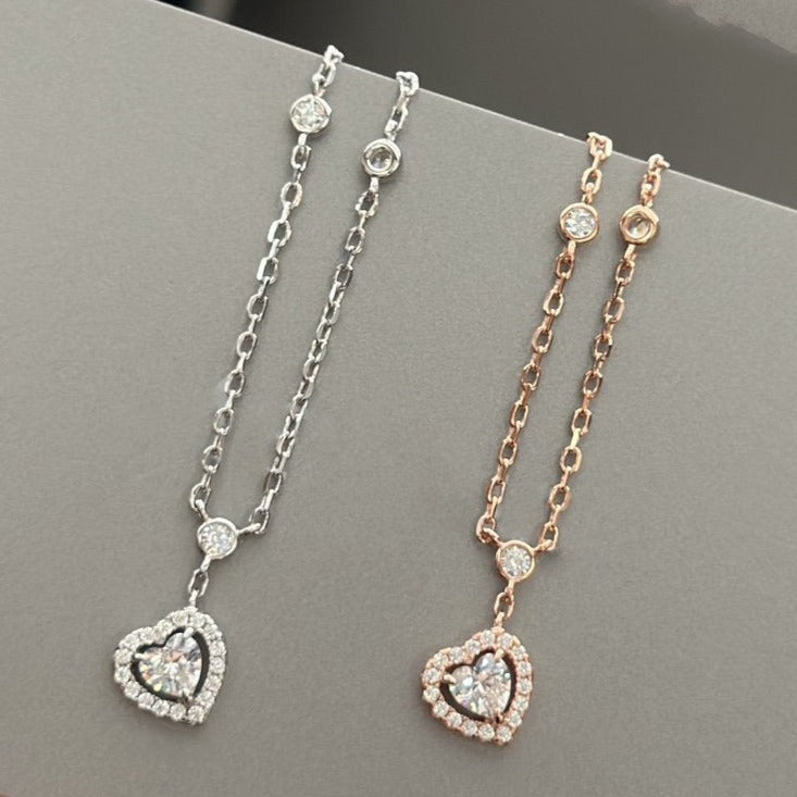 [Triumph Jewelry]JOY HEART DIAMOND NECKLACE