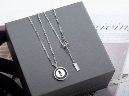 [Triumph Jewelry]LUCKY MOVE PM NECKLACE SILVER DIAMOND