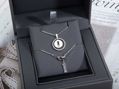 [Triumph Jewelry]LUCKY MOVE PM NECKLACE SILVER DIAMOND