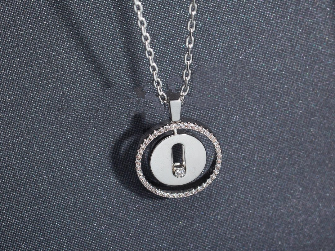 [Triumph Jewelry]LUCKY MOVE PM NECKLACE SILVER DIAMOND