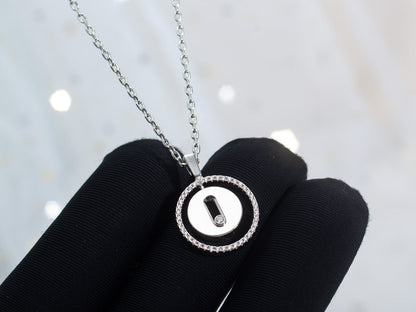 [Triumph Jewelry]LUCKY MOVE PM NECKLACE SILVER DIAMOND