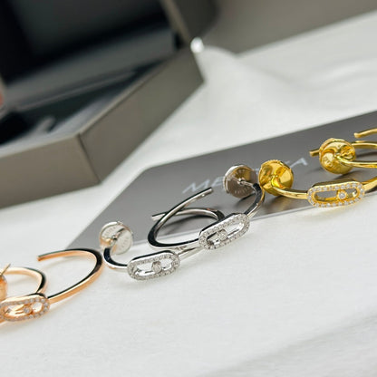 [Triumph Jewelry]CREOLES MOVE UNO PM DIAMOND EARRINGS