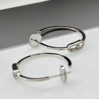 [Triumph Jewelry]CREOLES MOVE UNO PM DIAMOND EARRINGS