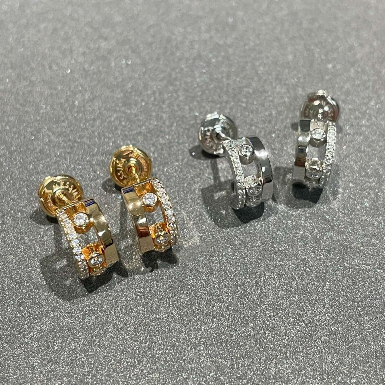 [Triumph Jewelry]MOVE ROMANE EARRINGS DIAMOND