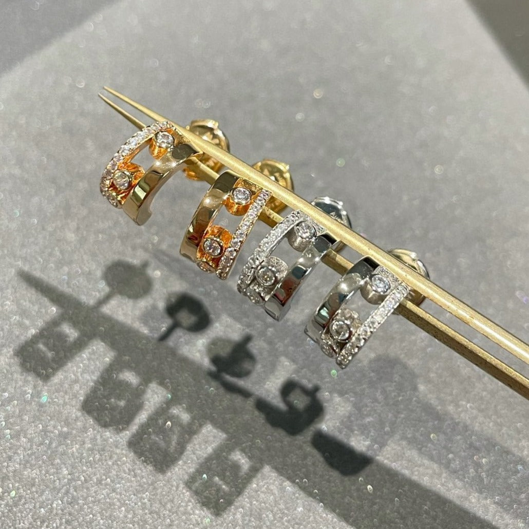 [Triumph Jewelry]MOVE ROMANE EARRINGS DIAMOND