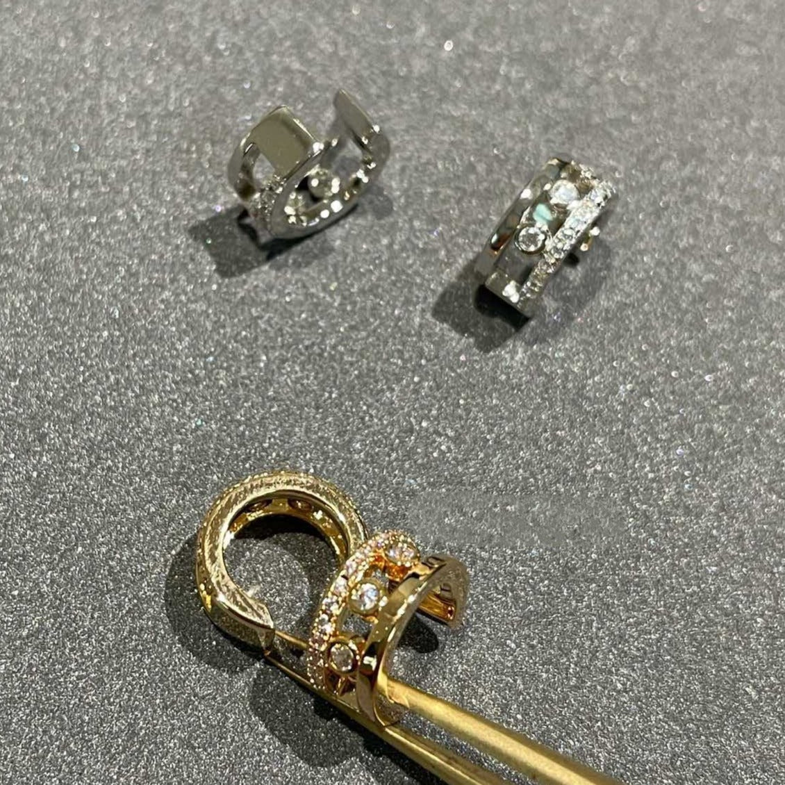 [Triumph Jewelry]MOVE ROMANE EARRINGS DIAMOND