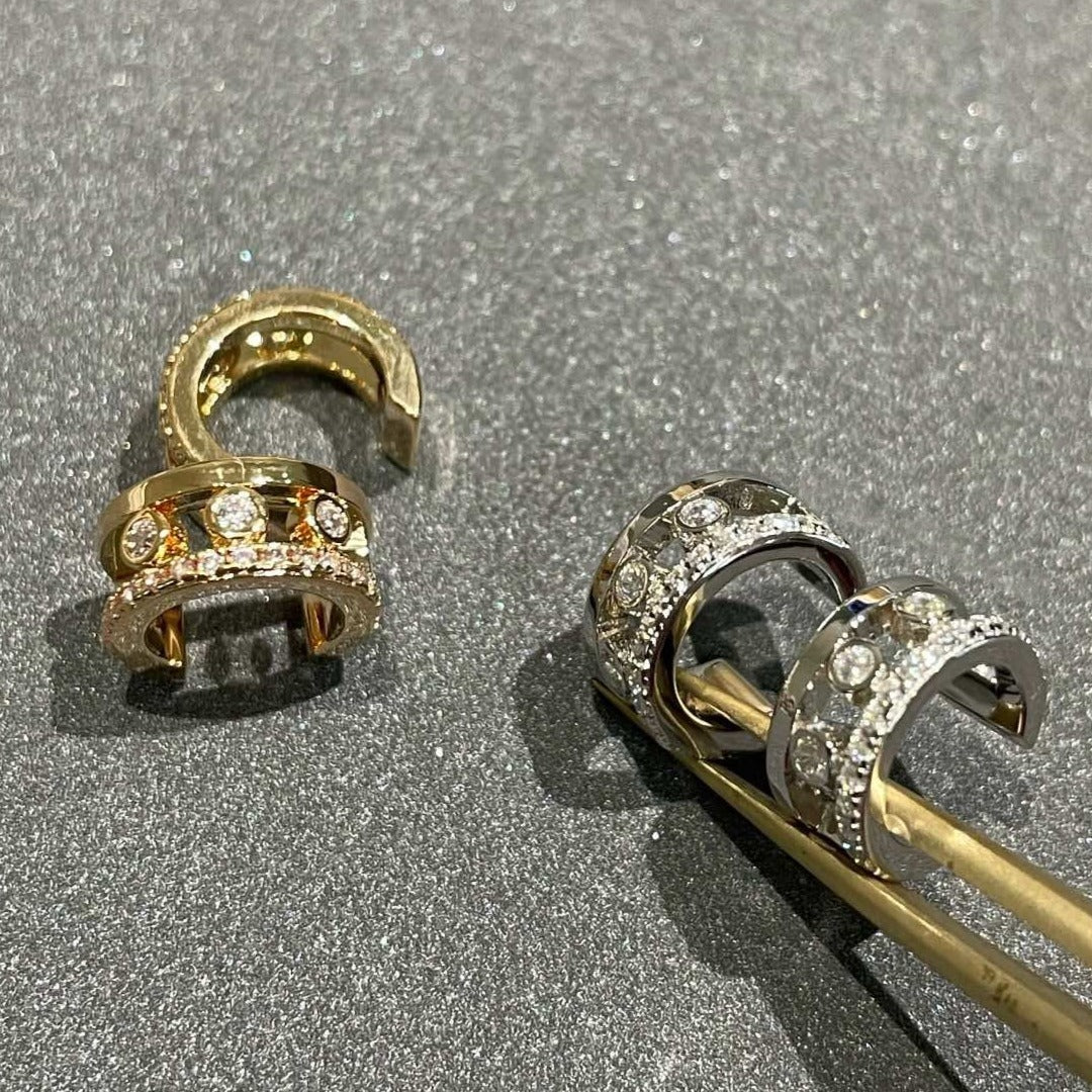 [Triumph Jewelry]MOVE ROMANE EARRINGS DIAMOND