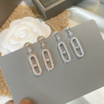 [Triumph Jewelry]DORMEUSES MOVE UNO DIAMOND EARRINGS