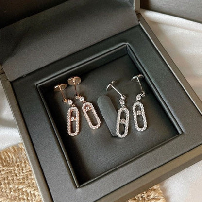 [Triumph Jewelry]DORMEUSES MOVE UNO DIAMOND EARRINGS