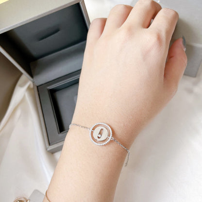 [Triumph Jewelry]LUCKY MOVE PAVED DIAMOND BRACELET