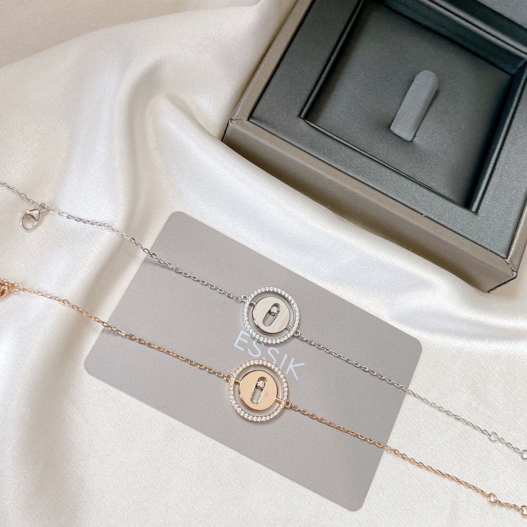 [Triumph Jewelry]LUCKY MOVE PAVED DIAMOND BRACELET