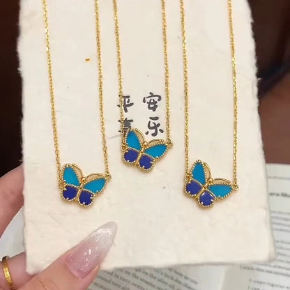 [Triumph Jewelry] 2026 NEW LUCKY BUTTERFLY 1 MOTIFS NECKLACE