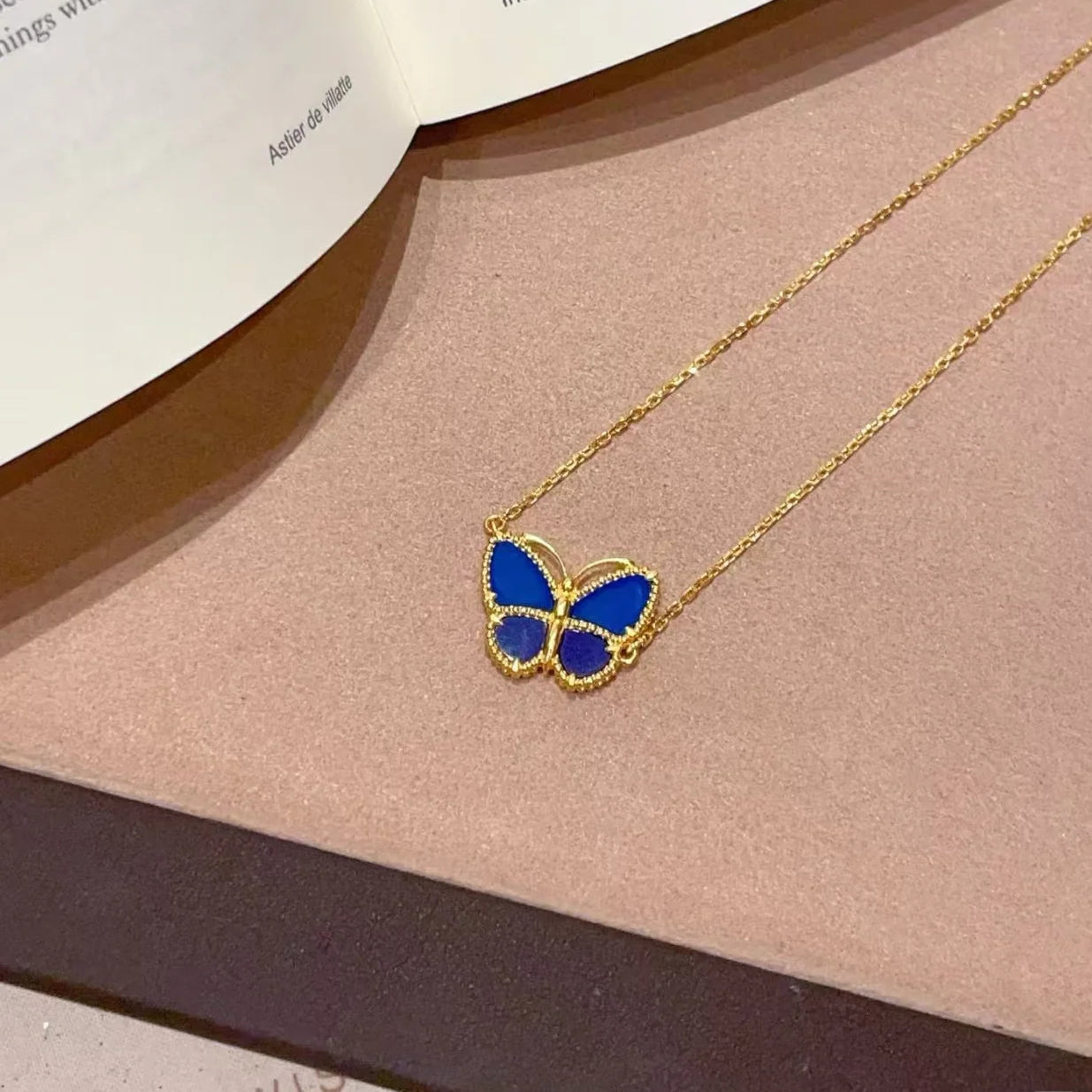 [Triumph Jewelry] 2026 NEW LUCKY BUTTERFLY 1 MOTIFS NECKLACE