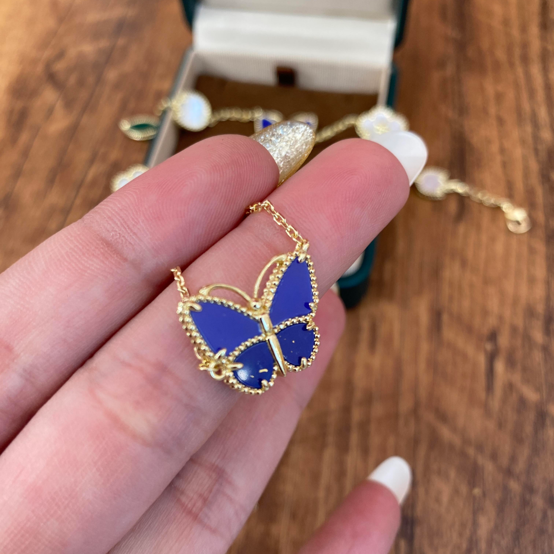 [Triumph Jewelry] 2026 NEW LUCKY BUTTERFLY 1 MOTIFS NECKLACE