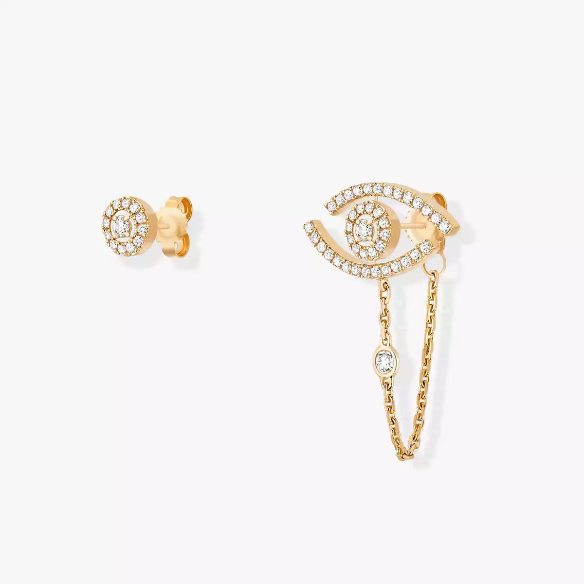 [Triumph Jewelry]Lucky Eye Diamond Earrings