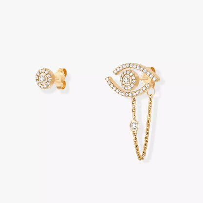 [Triumph Jewelry]Lucky Eye Diamond Earrings