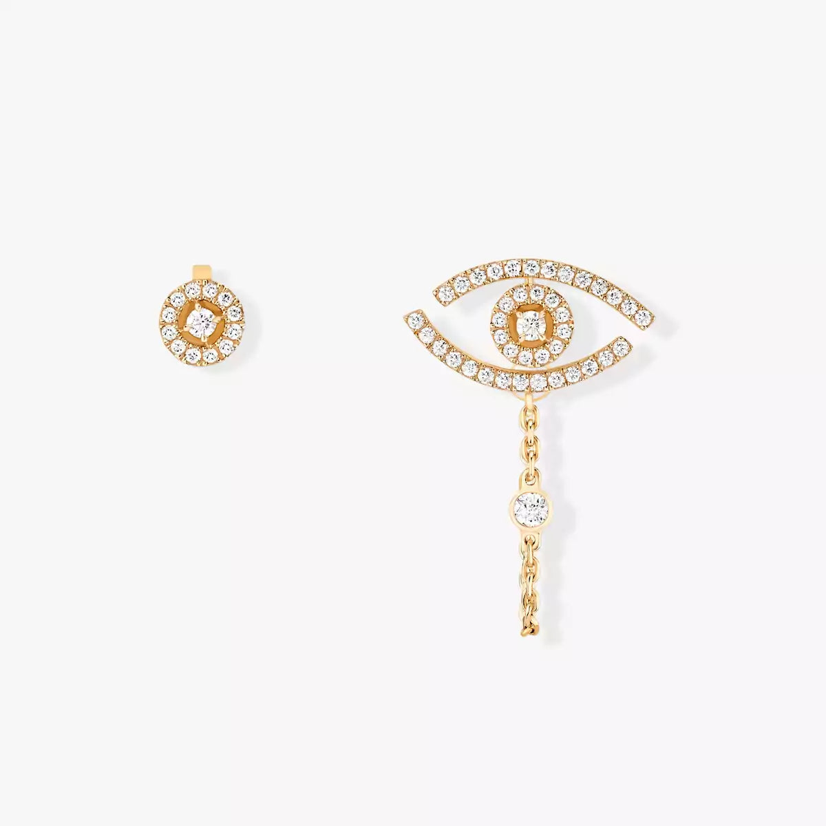 [Triumph Jewelry]Lucky Eye Diamond Earrings