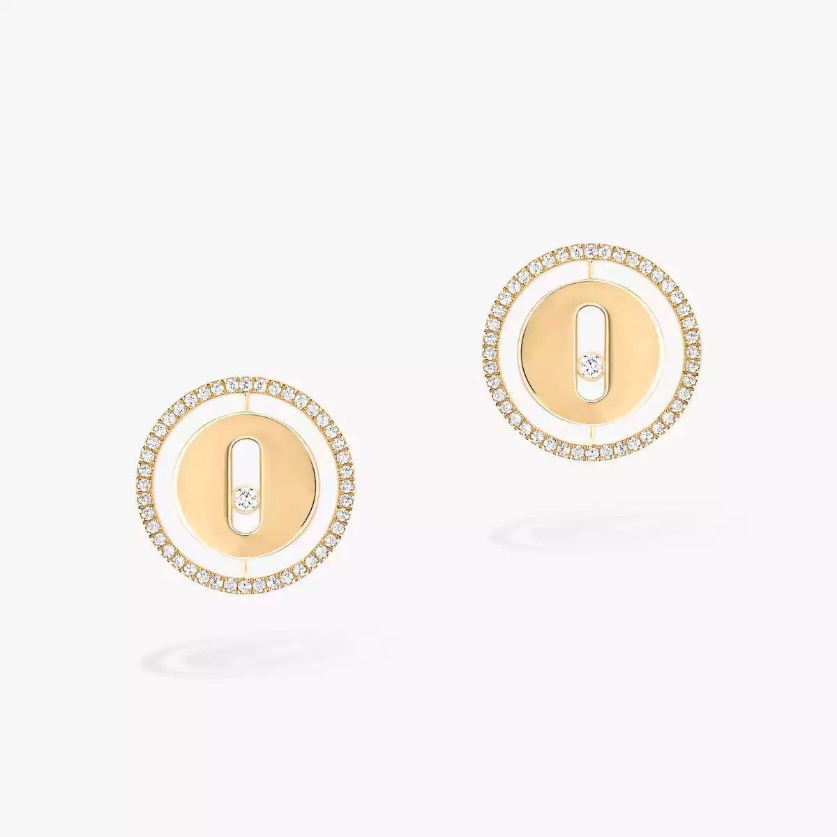 [Triumph Jewelry]Lucky Move Diamond Earrings