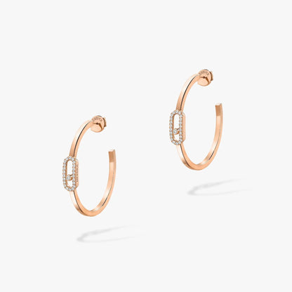 [Triumph Jewelry]CREOLES MOVE UNO PM DIAMOND EARRINGS